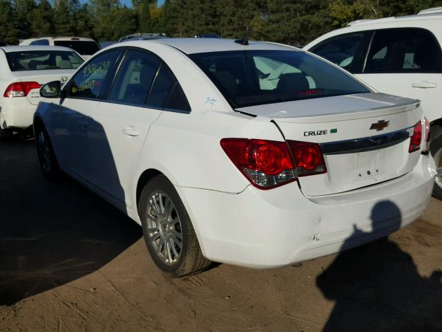 1G1PK5S9XB7276562 - 2011 CHEVROLET CRUZE WHITE photo 3