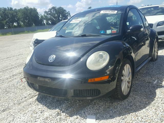 3VWRG31C48M523881 - 2008 VOLKSWAGEN NEW BEETLE BLACK photo 2