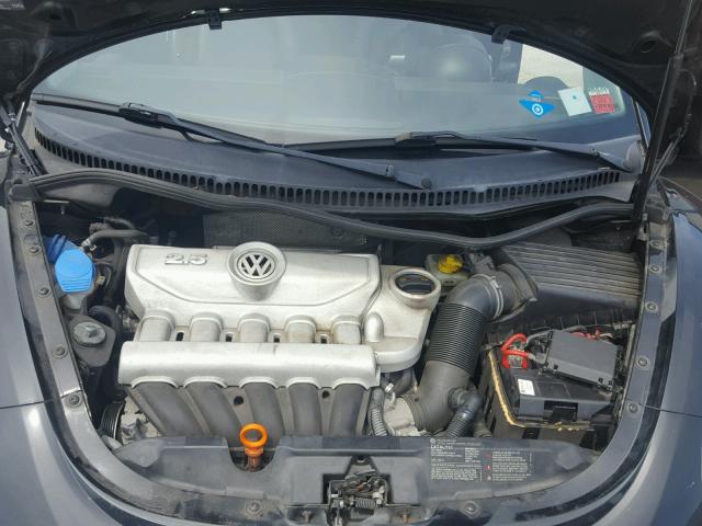 3VWRG31C48M523881 - 2008 VOLKSWAGEN NEW BEETLE BLACK photo 7