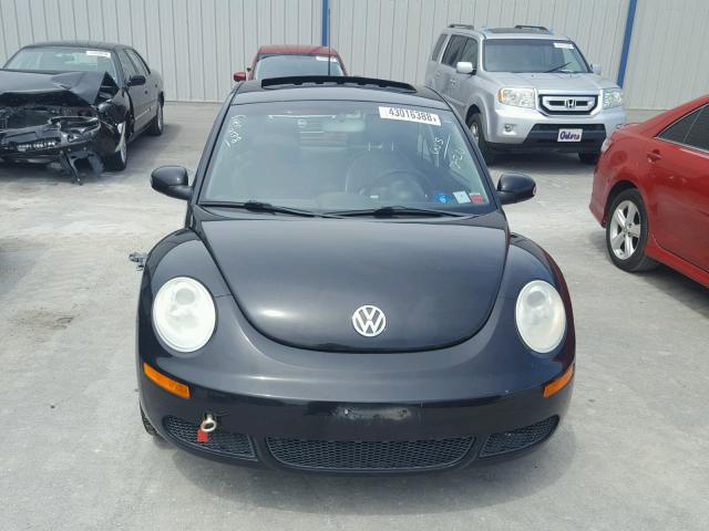 3VWRG31C48M523881 - 2008 VOLKSWAGEN NEW BEETLE BLACK photo 9