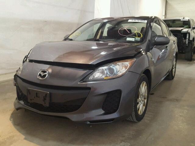 JM1BL1V88C1650813 - 2012 MAZDA 3 I CHARCOAL photo 2