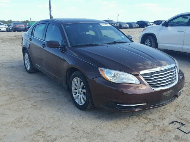 1C3CCBBB6DN559340 - 2013 CHRYSLER 200 TOURIN BROWN photo 1