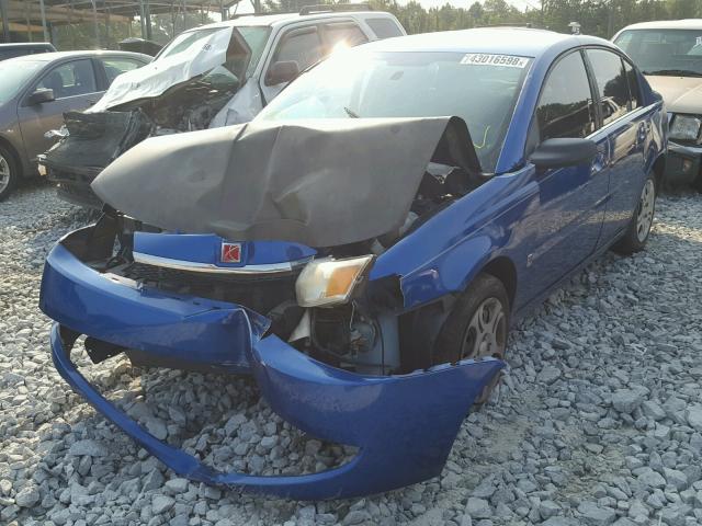 1G8AJ52F54Z107475 - 2004 SATURN ION LEVEL BLUE photo 2