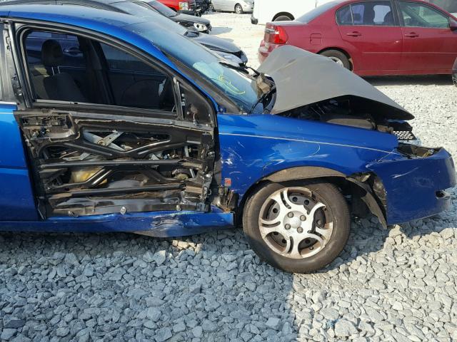 1G8AJ52F54Z107475 - 2004 SATURN ION LEVEL BLUE photo 9