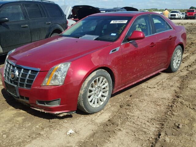 1G6DG5E50C0153869 - 2012 CADILLAC CTS RED photo 2