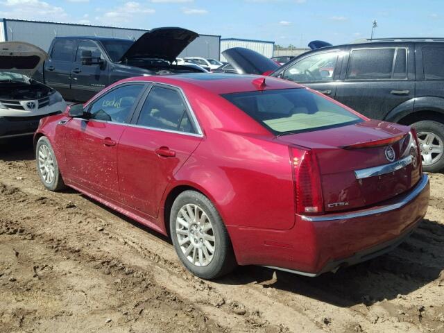 1G6DG5E50C0153869 - 2012 CADILLAC CTS RED photo 3