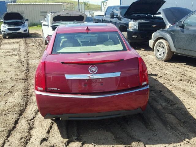 1G6DG5E50C0153869 - 2012 CADILLAC CTS RED photo 9