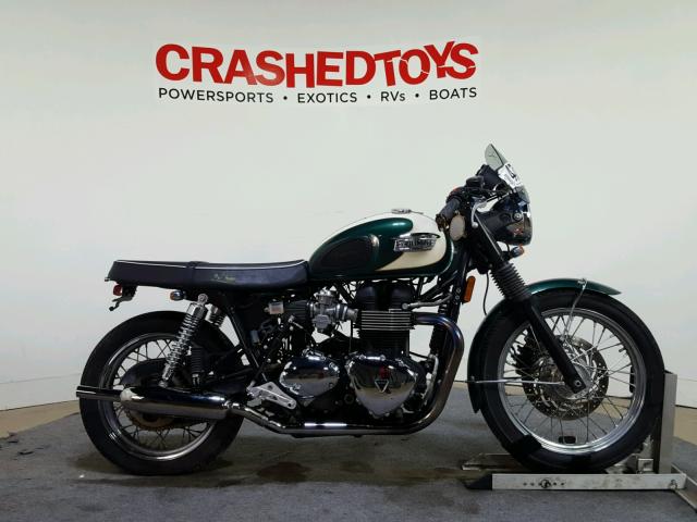 SMT910K19BT474154 - 2011 TRIUMPH MOTORCYCLE BONNEVILLE GREEN photo 1