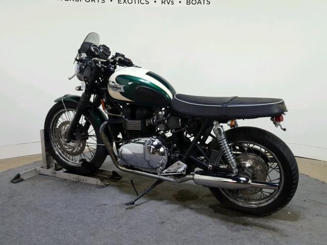 SMT910K19BT474154 - 2011 TRIUMPH MOTORCYCLE BONNEVILLE GREEN photo 6