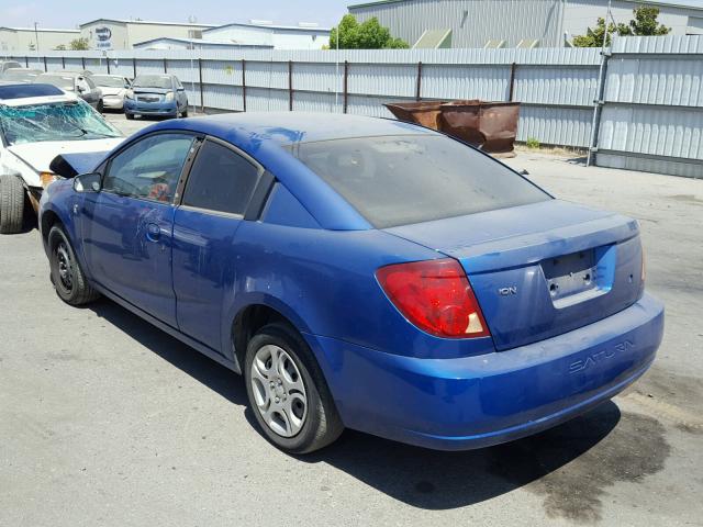 1G8AN12F34Z149091 - 2004 SATURN ION LEVEL BLUE photo 3