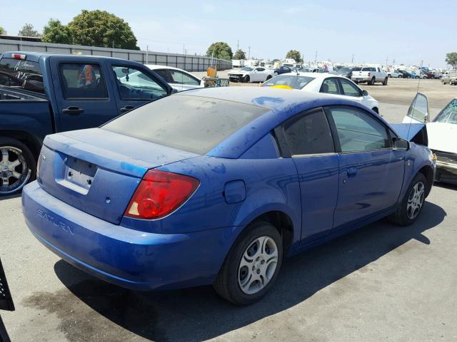 1G8AN12F34Z149091 - 2004 SATURN ION LEVEL BLUE photo 4
