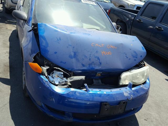 1G8AN12F34Z149091 - 2004 SATURN ION LEVEL BLUE photo 9
