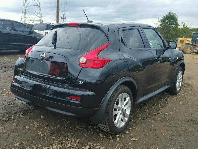 JN8AF5MR9ET354148 - 2014 NISSAN JUKE S BLACK photo 4