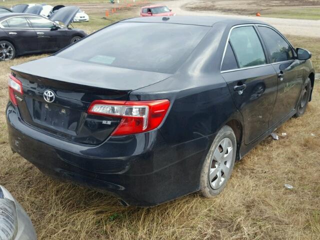 4T1BF1FK5CU018332 - 2012 TOYOTA CAMRY BASE BLACK photo 4