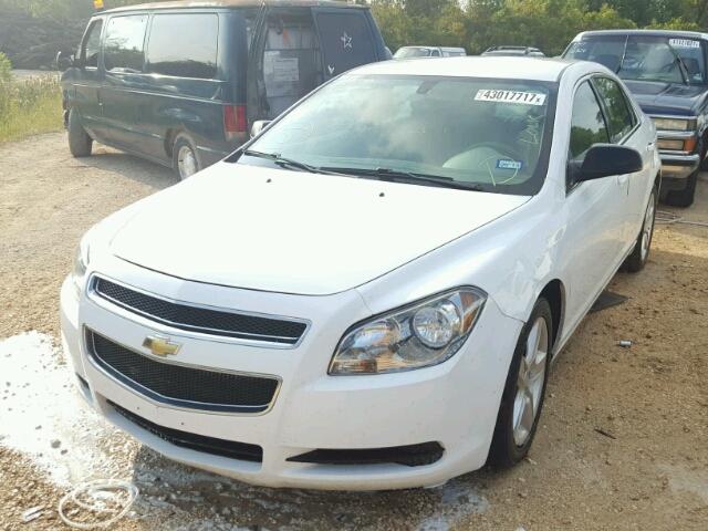 1G1ZA5EU6CF148015 - 2012 CHEVROLET MALIBU WHITE photo 2