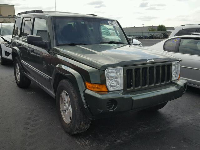 1J8HG48N66C310644 - 2006 JEEP COMMANDER GREEN photo 1