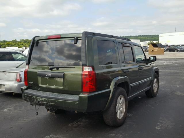 1J8HG48N66C310644 - 2006 JEEP COMMANDER GREEN photo 4