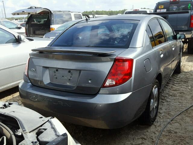 1G8AL55F47Z175907 - 2007 SATURN ION LEVEL GRAY photo 4