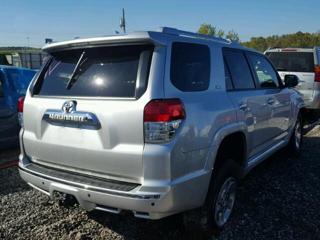 JTEZU5JR7D5060996 - 2013 TOYOTA 4RUNNER SILVER photo 4