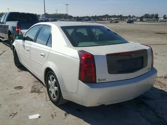 1G6DM57N030136740 - 2003 CADILLAC CTS WHITE photo 3