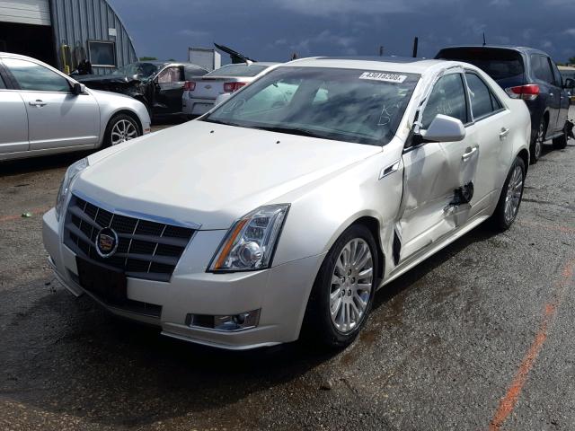 1G6DK5ED5B0109290 - 2011 CADILLAC CTS PERFOR WHITE photo 2