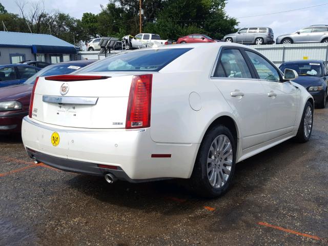 1G6DK5ED5B0109290 - 2011 CADILLAC CTS PERFOR WHITE photo 4