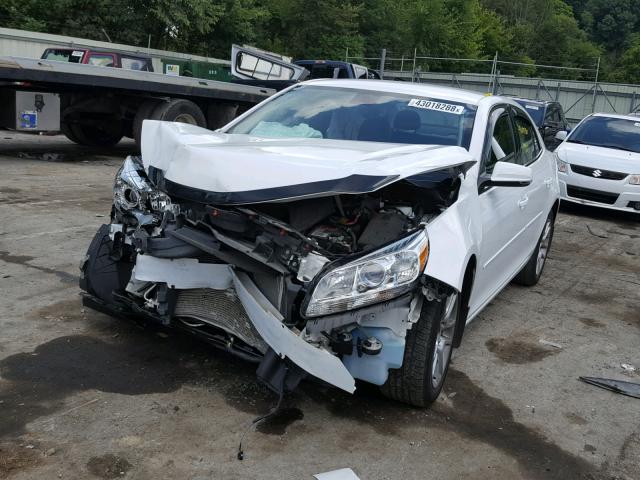1G11C5SL2FU147687 - 2015 CHEVROLET MALIBU 1LT WHITE photo 2
