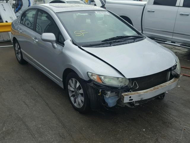 2HGFA16919H346880 - 2009 HONDA CIVIC EXL SILVER photo 1