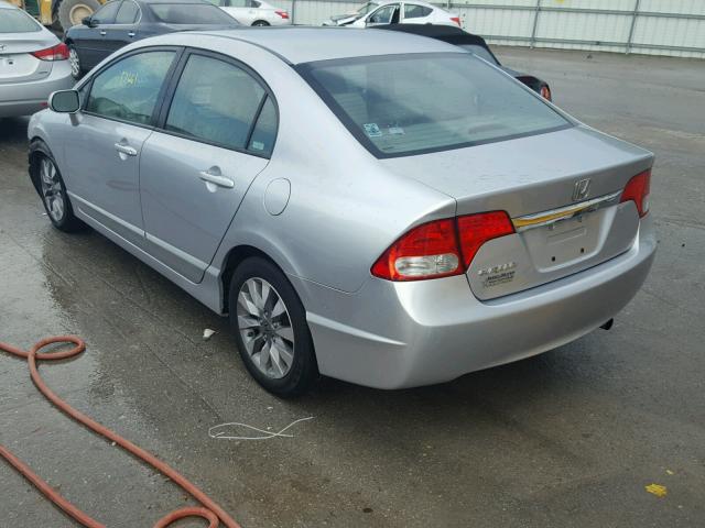 2HGFA16919H346880 - 2009 HONDA CIVIC EXL 银色 照片 3