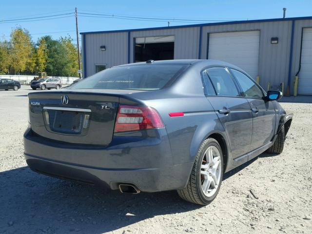 19UUA66297A043378 - 2007 ACURA TL GRAY photo 4