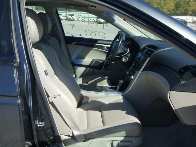 19UUA66297A043378 - 2007 ACURA TL GRAY photo 5