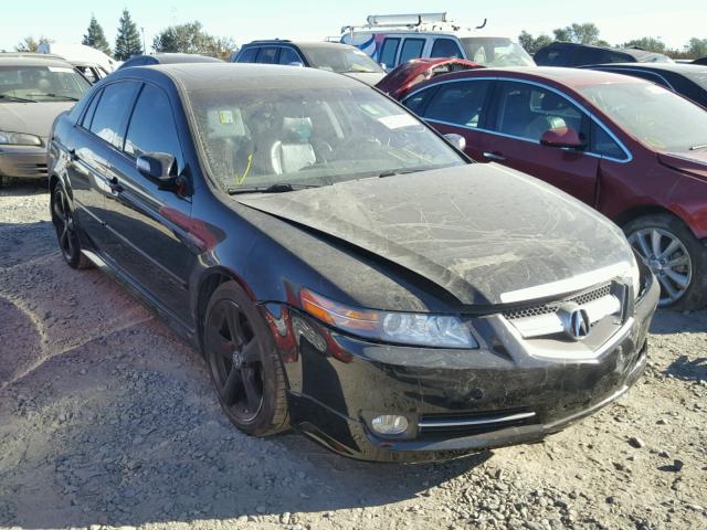 19UUA66248A001542 - 2008 ACURA TL BLACK photo 1