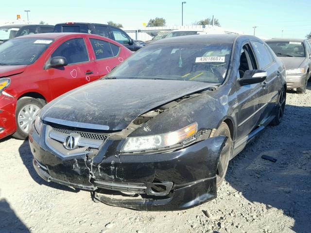 19UUA66248A001542 - 2008 ACURA TL BLACK photo 2