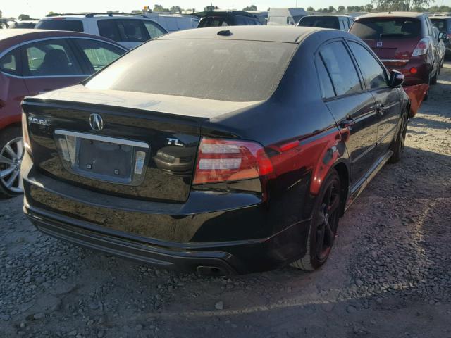 19UUA66248A001542 - 2008 ACURA TL BLACK photo 4