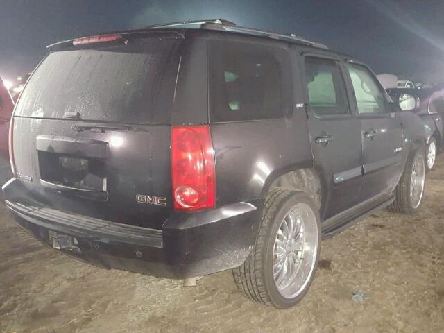 1GKFC13067R136873 - 2007 GMC YUKON BLACK photo 4