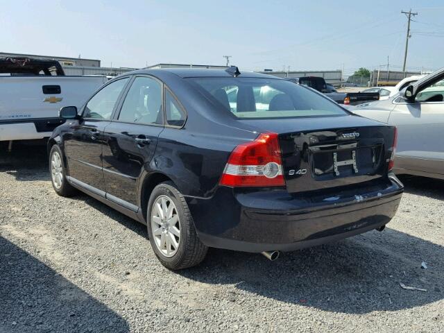 YV1MS682272267766 - 2007 VOLVO S40 T5 BLACK photo 3