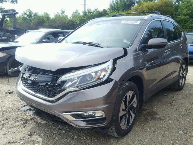 5J6RM3H90FL009167 - 2015 HONDA CR-V TOURI CHARCOAL photo 2