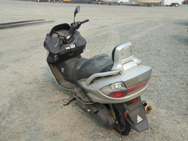 L4STHNDK788951209 - 2008 XING SCOOTER SILVER photo 3
