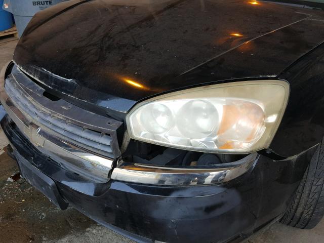 1G1ZU64854F242924 - 2004 CHEVROLET MALIBU MAX 黑色 照片 9