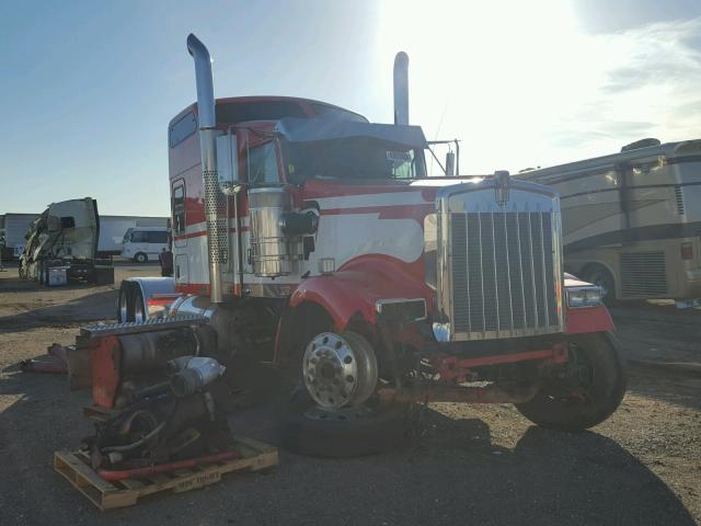 1XKWD49X1EJ419776 - 2014 KENWORTH CONSTRUCT RED photo 1