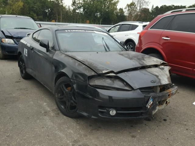 KMHHN65F13U058745 - 2003 HYUNDAI TIBURON BLACK photo 1