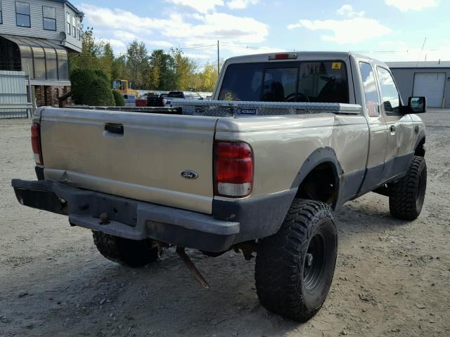 1FTZR15X3YTA42312 - 2000 FORD RANGER GOLD photo 4