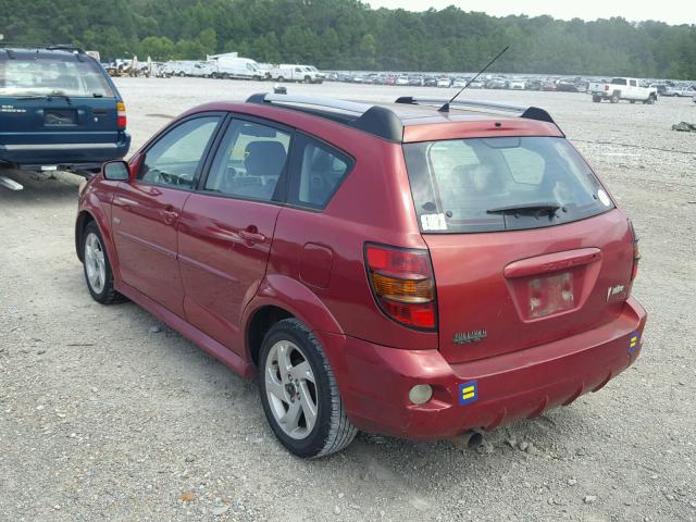 5Y2SL65816Z428228 - 2006 PONTIAC VIBE RED photo 3