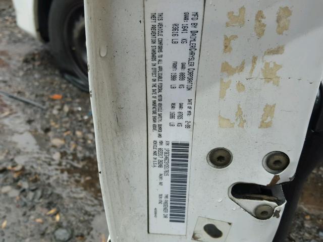 1P3ES46C5YD517615 - 2000 PLYMOUTH NEON BASE WHITE photo 10