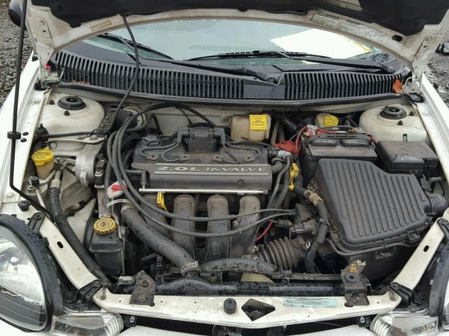 1P3ES46C5YD517615 - 2000 PLYMOUTH NEON BASE WHITE photo 7