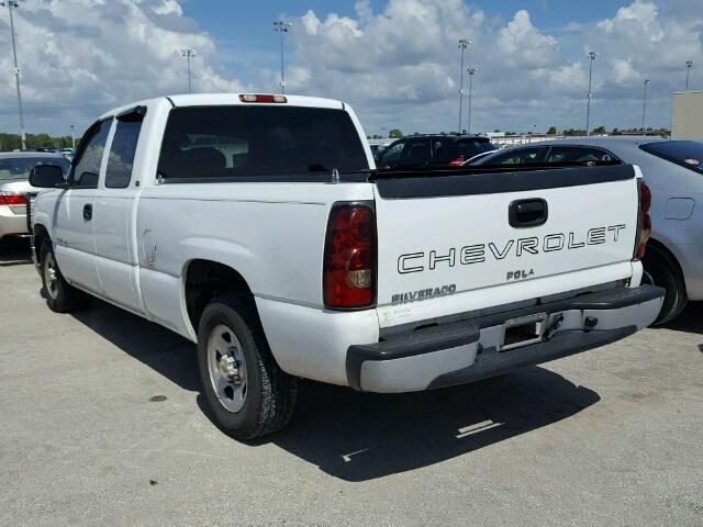 1GCEC19X84Z257878 - 2004 CHEVROLET SILVERADO WHITE photo 3