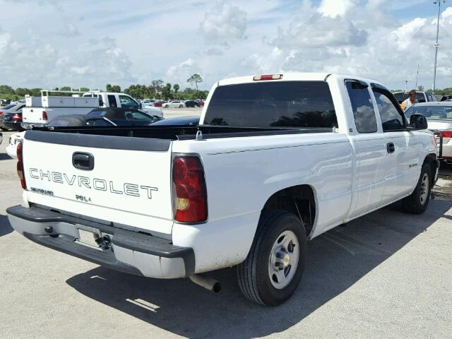 1GCEC19X84Z257878 - 2004 CHEVROLET SILVERADO WHITE photo 4