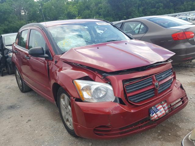 1B3HB28B48D756645 - 2008 DODGE CALIBER RED photo 1