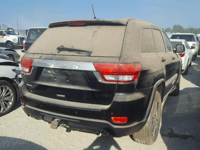 1C4RJEAT5DC546775 - 2013 JEEP GRAND CHER BLACK photo 4