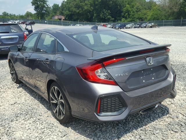 2HGFC1E55HH702979 - 2017 HONDA CIVIC SI CHARCOAL photo 3